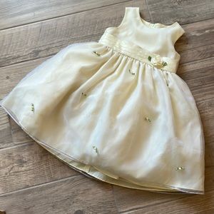 La Princess Light Yellow Party Wedding Birthday Dress Size 5